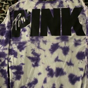 Tie dye pink sweatshirt
